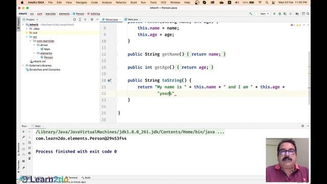 09 Using Inheritance (JDK) - Part 1- Object & toString() смотреть онлайн