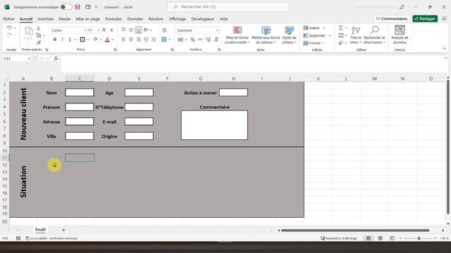 #1 Faire une base de données Clients sur Excel-VBA : Mise en forme смотреть онлайн