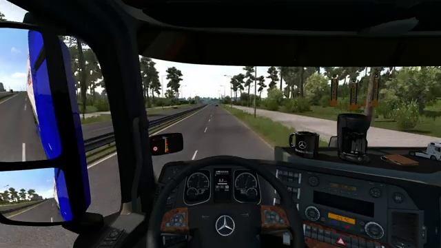 ETS2 1.39 - ProMods 2.51 - Mercedes Actros MP4 1851 - Trip: Warsaw - Strzelce Krajeńskie