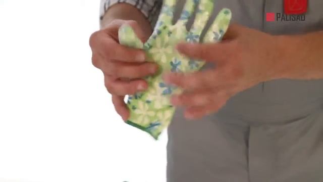 Перчатки садовые из полиэстера с нитриловым обливом, красные, L, PALISAD, артикул 67747 смотреть онлайн