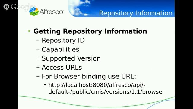 Alfresco Tech Talk Live 84: Getting Started with CMIS 1.1 смотреть онлайн