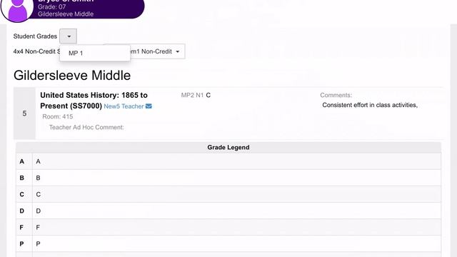 ParentVUE Mobile App Report Card смотреть онлайн