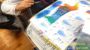 Осенний рисунок, Такса на прогулке. Уроки рисования.