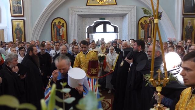 Патриаршего Экзарха поздравили в день памяти священномученика Вениамина Петроградского смотреть онлайн