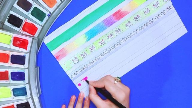 How to make paper washi tape School hacks 12 DIY ДЕКОРАТИВНЫЙ СКОТЧ своими руками ИЗ БУМАГИ смотреть онлайн