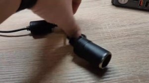 DIY:Переходник для автомобильной розетки 12в от power bank. Автокомпрессор от пускового устройства.