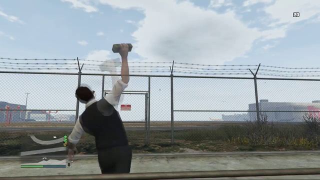 GTA 5 Online [баг] - КАК ВЗОРВАТЬ ВОРОТА В АЭРОПОРТЕ смотреть онлайн