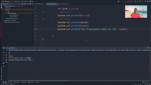 JAVA BASICS - SYSTEM OUT PRINT & FORMATTING & SUBSTRING смотреть онлайн