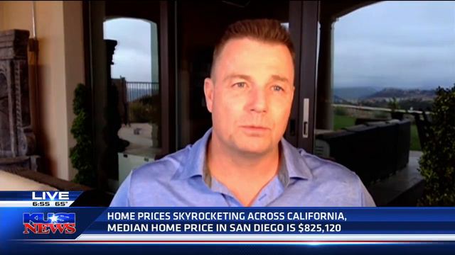 Housing prices surge across San Diego County, Jim Bottrell joins KUSI to Discuss Record High Prices смотреть онлайн