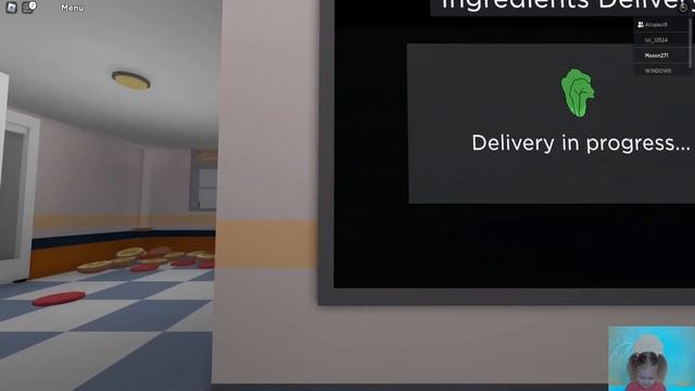 Алиса и папа играют в Roblox. Готовим бургеры в Cook Burgers смотреть онлайн