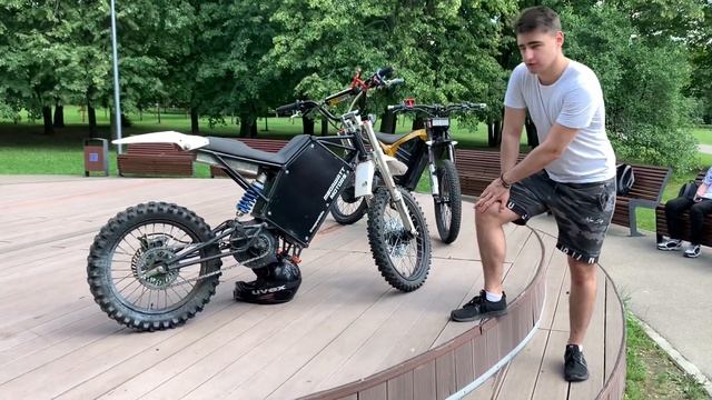 POWERFUL CUSTOM 22KW & 13.5KW ELECTRIC BIKES SHORT REVIEW | ОБЗОР КАСТОМНЫХ ЭЛЕКТРОБАЙКОВ 120+км/ч смотреть онлайн