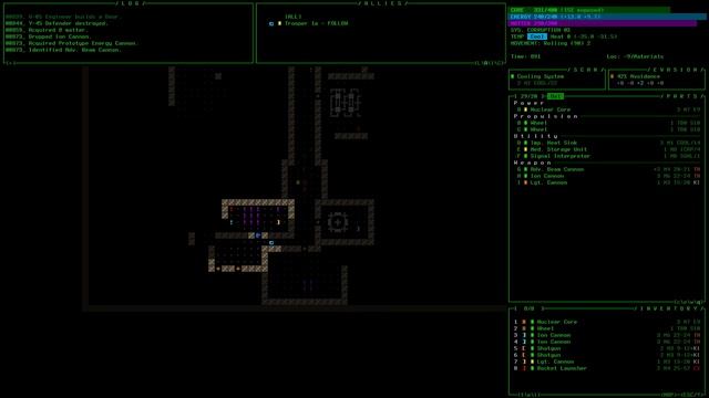 Cogmind: ASCII + Graphical walls mod demo / Video encoding test смотреть онлайн