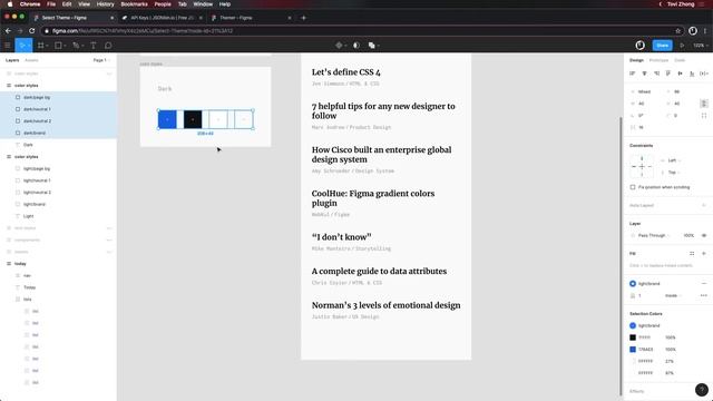 Figma 多主题切换插件 —— Themer 介绍 смотреть онлайн