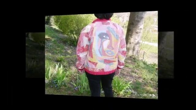 Курточка в технике пэчворк пицца
