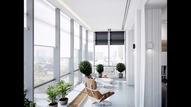 Римские шторы на балкон и балконный проём смотреть онлайн