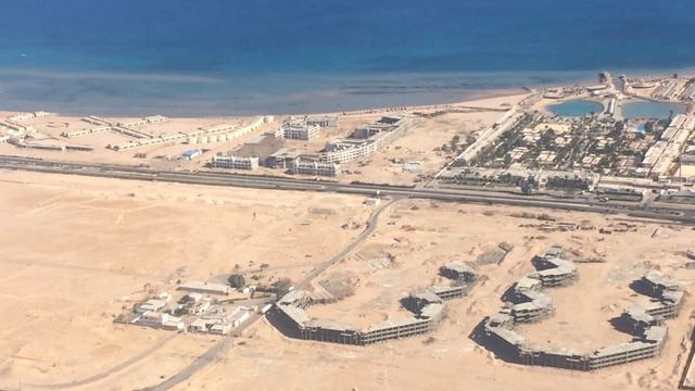 пролет над Хургадой (Египет) 29.12.2016 смотреть онлайн