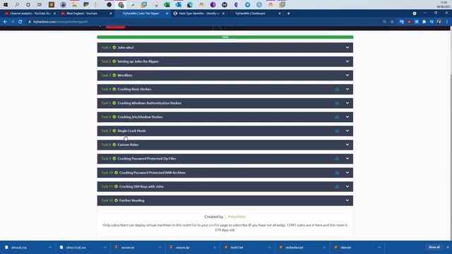Basics of John The Ripper Hash Testing Tool | TryHackMe Complete Beginner смотреть онлайн