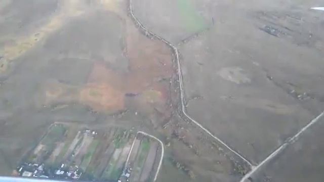 полет Ту-95 _ вид из кабины стрелка смотреть онлайн