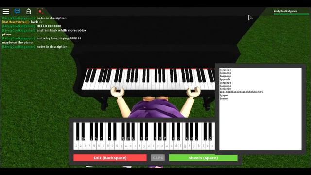 -roblox piano- how to play call me maybe notes in discription смотреть онлайн