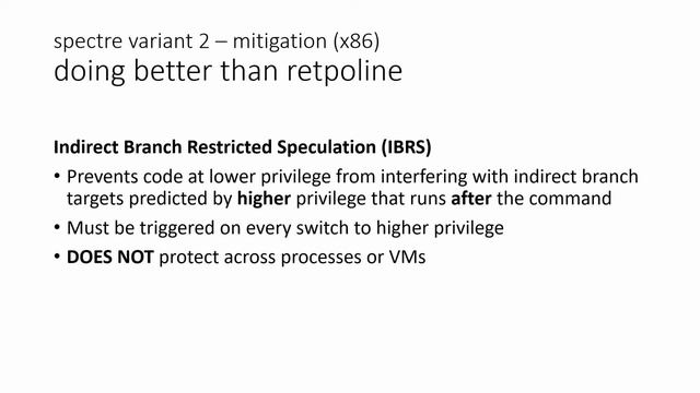 A Little Less Speculation, a Little More Action: Deep Dive into Fuchsia's Mitigations for CPU Side. смотреть онлайн
