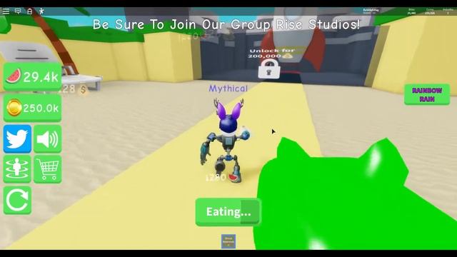 Playing Roblox Watermelon Simulator and Getting the Best Watermelon and Pet! смотреть онлайн