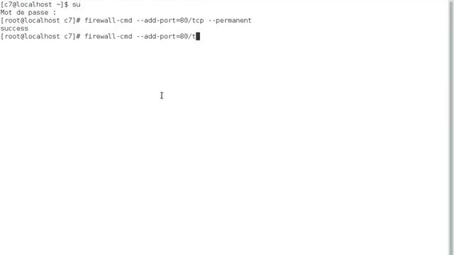 centos 7 ouvrir firewall port 80 смотреть онлайн
