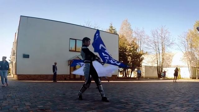 Флаговое шоу на презентации автомобиля Hyundai смотреть онлайн