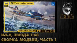 Ил-2, Звезда 1/48, сборка модели, часть 1