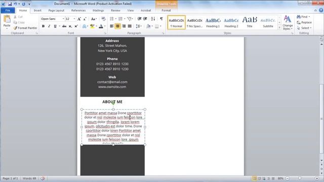 How to create a simple CV/Resume in Microsoft word I Malayalam Tutorial I DOWNLOAD FREE ⬇ смотреть онлайн