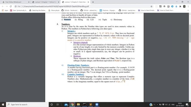 Python Class 6(Data type, List, Tuple, Dictionary, Number)|11th 12th CBSE Hindi| Comp. Sc. 2020-21 смотреть онлайн