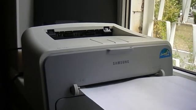Принтер Samsung ML-1750 - 1 (запуск, картридж, тест-страница из доп. и основного лотков, 50fps) смотреть онлайн