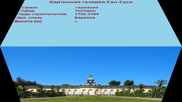 Картинная галерея Сан-Суси (Потсдам) смотреть онлайн