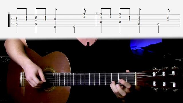 The Unforgiven - Metallica fingerstyle на гитаре ноты табы разбор смотреть онлайн