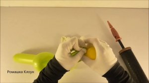 ЦВЕТОК РОМАШКА ИЗ ШАРИКОВ своими руками для начинающих Easy Balloon Flower TUTORIAL