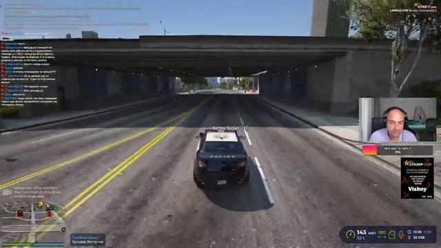 GTA 5 RP Lamesa Сотрудник LSPD в патруле. День 83 смотреть онлайн