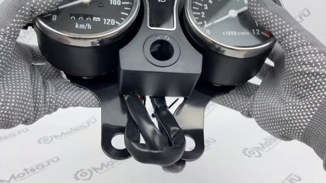 Щиток приборов Alpha в сборе круглый с тахометром электронным Артикул: 22124 Купить Motsa.ru смотреть онлайн