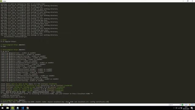 How to use Angular CLI and self-signed SSL Certificate to serve over HTTPS in localhost смотреть онлайн