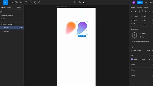 Animating gradients using Figma смотреть онлайн