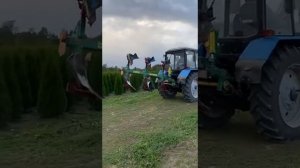 Умный плуг. Вспашка оборотным плугом. Плуг навесной оборотный ПНО-3-35