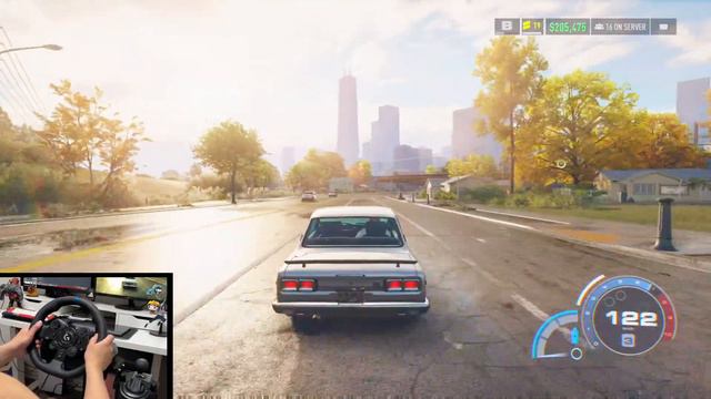 This game has UNBELIEVABLE Graphics! Freeroam steering wheel gameplay with Hakosuka GTR смотреть онлайн