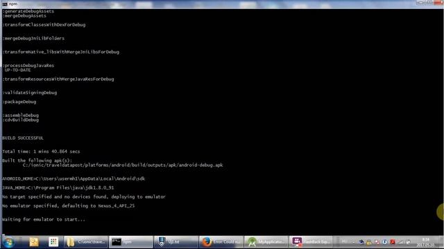 ionic 2 Fixing error Could not find gradle wrapper within Android SDK смотреть онлайн