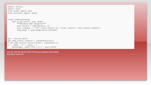 falcon python example with celery смотреть онлайн