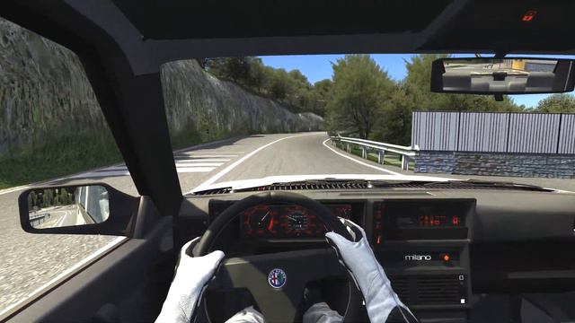 Assetto Corsa - Alfa Romeo 75 Milano Test Drive! смотреть онлайн