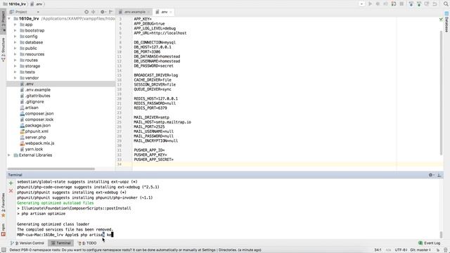 How to run Project Laravel with PhpStorm смотреть онлайн