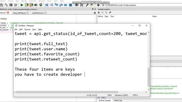 How to Fetch full text of tweet From Twitter (python) for beginners смотреть онлайн
