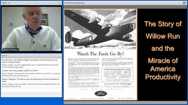 The Post Industrial Revolution and WWII: Mass Production on the Home Front Webinar смотреть онлайн