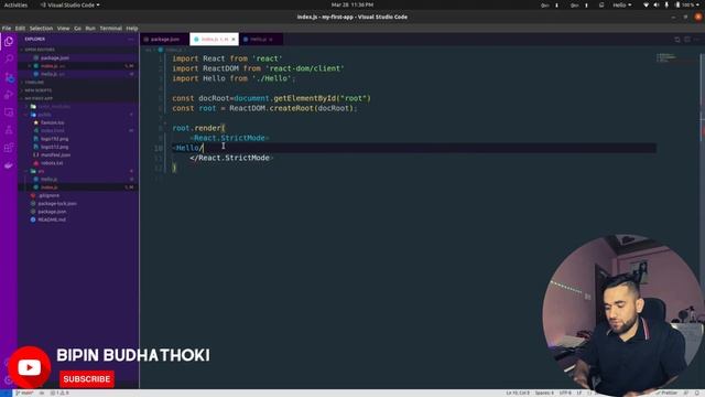 03 React Files and Component In Nepali | Bipin Budhathoki | Fullstack Course | MERN смотреть онлайн