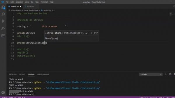 Python Programming for Beginners - 14 Methods on Strings [English/Tagalog]