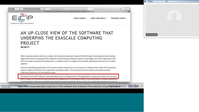 IDEAS-ECP Webinar: Open Source Software смотреть онлайн