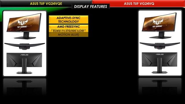 Asus VG24VQ Vs Asus Tuf VG24VQE